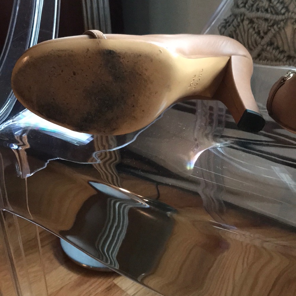 Gucci Tan Leather Heels - Picture 6 of 7